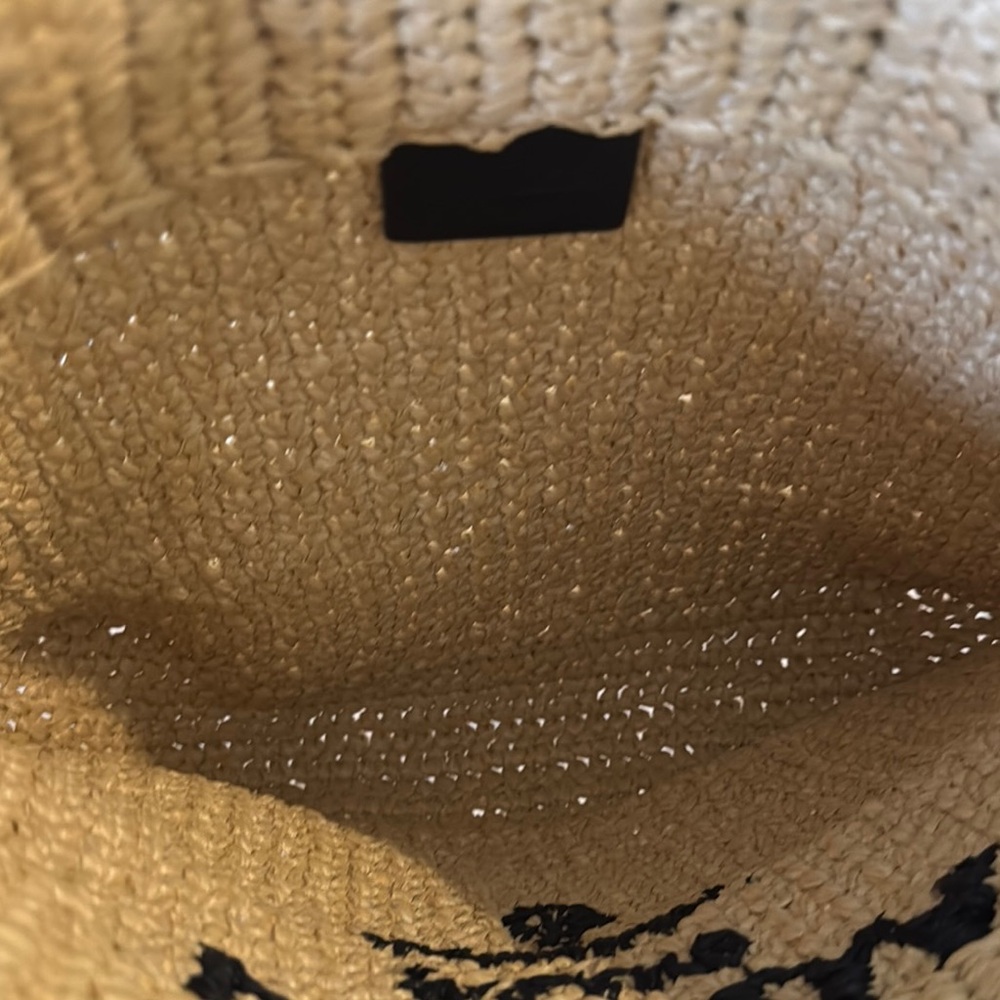 Woven Straw Tote Bag